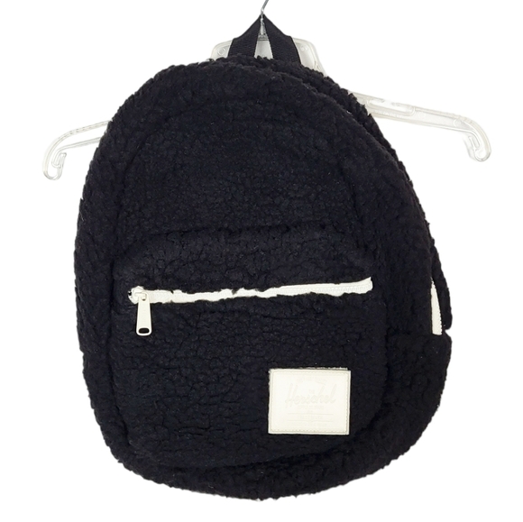 HERSCHEL Black Fleece Small Grove Backpack NWT - Picture 2 of 9